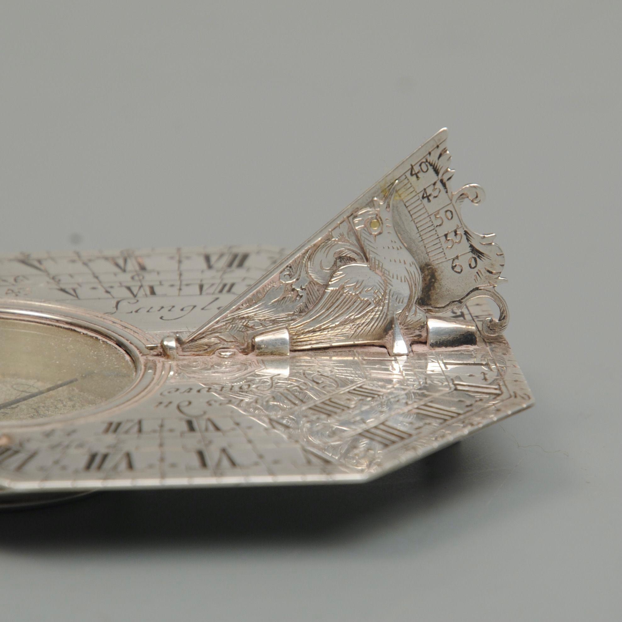 Esfera Butterfield Paris De Plata Del Siglo XVIII Por Langlois Paris en Bueno estado para la venta en Lincolnshire, GB
