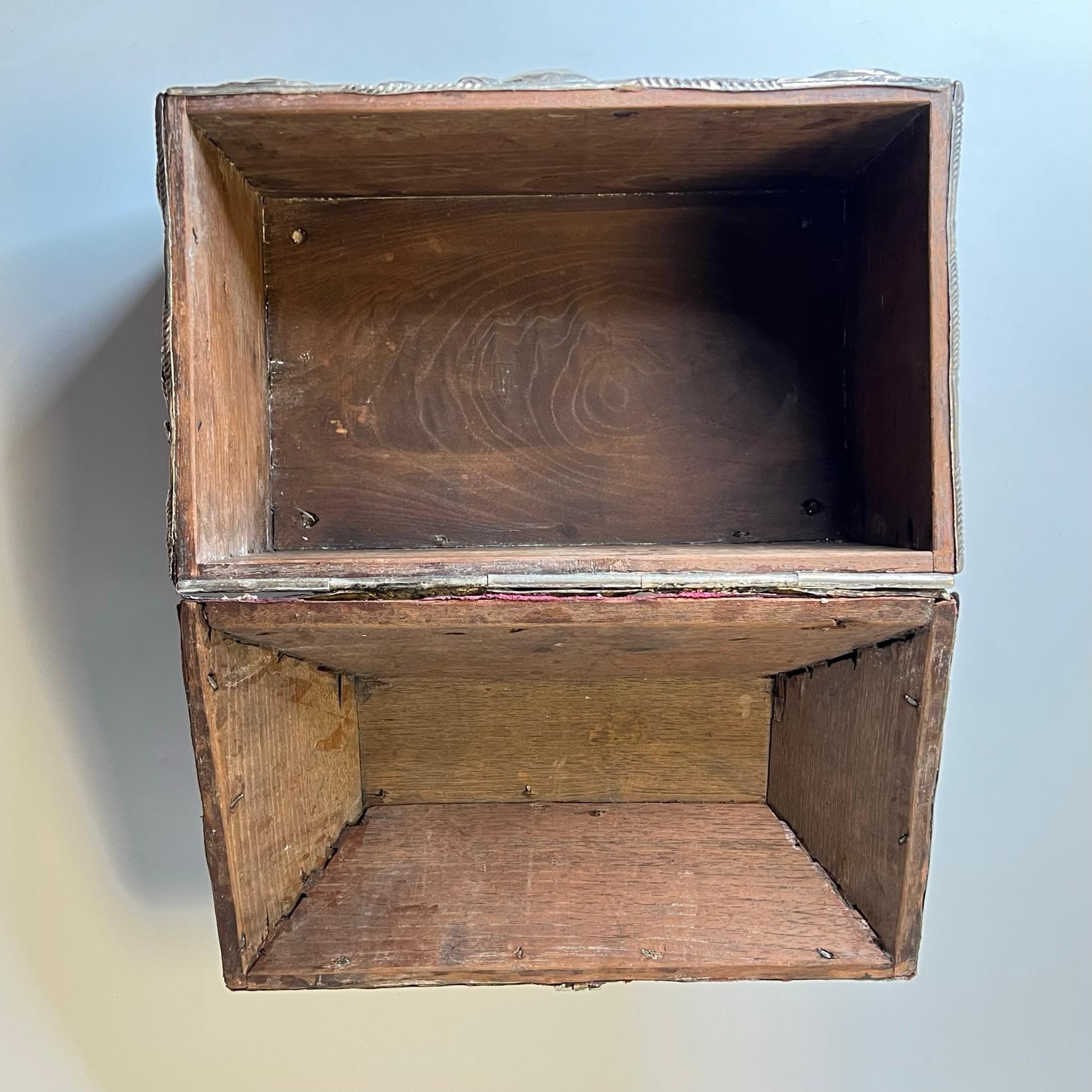 18th Century Silver Clad Box / Chest 11