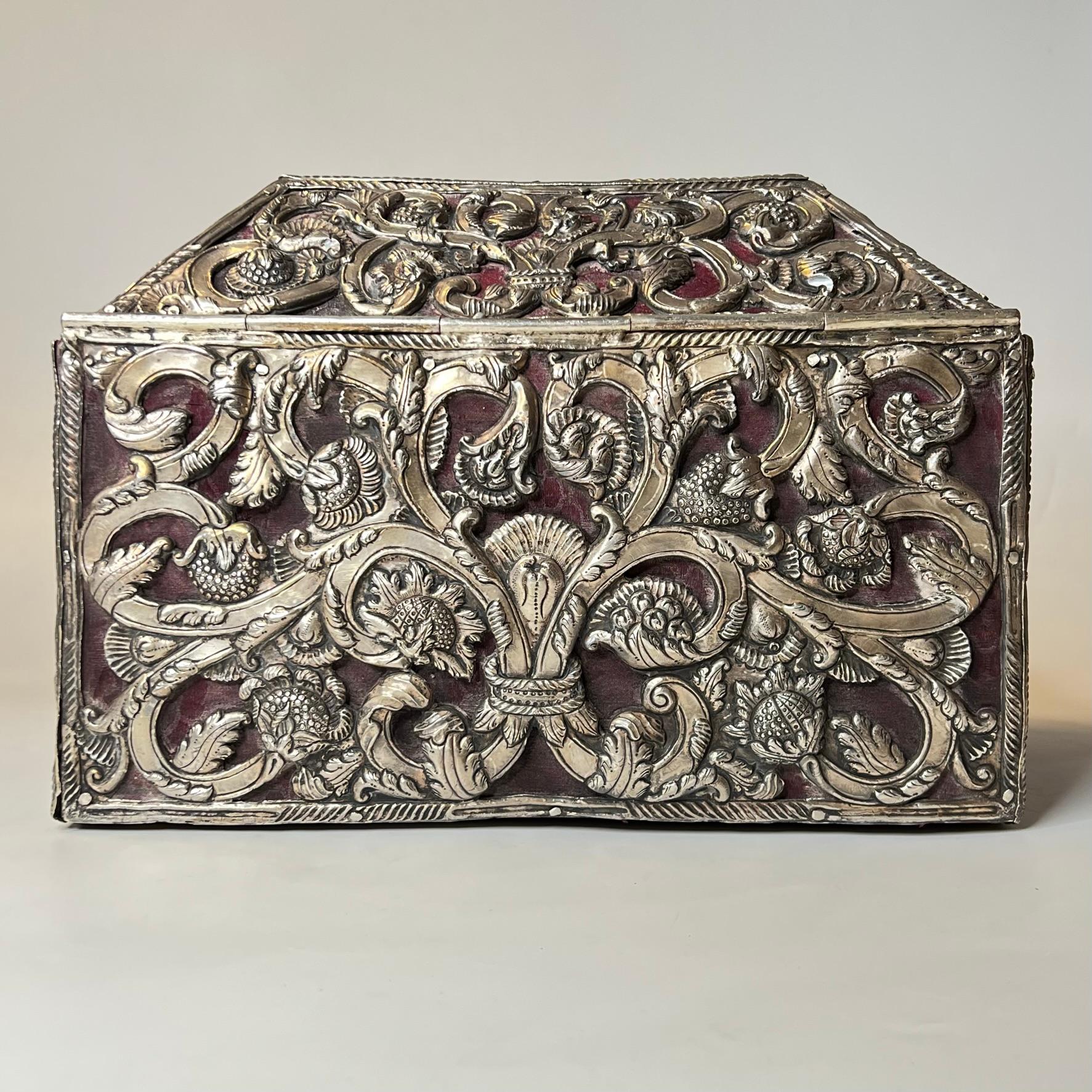 18th Century Silver Clad Box / Chest 3