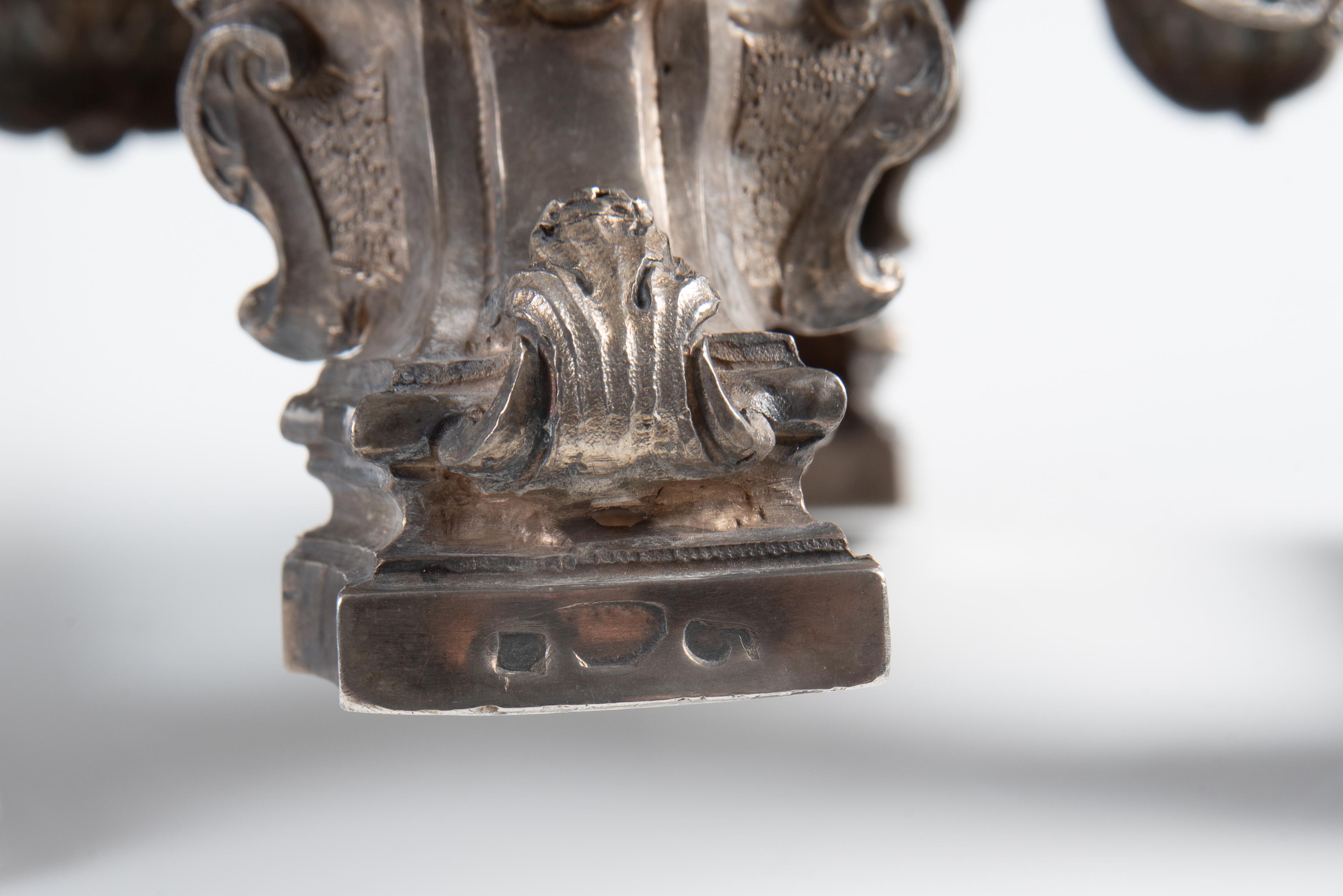 Calco Ostensorio d'argento del XVIII secolo, 1797-1799 circa. Lüders neoclassico dorato di Augsburg in vendita