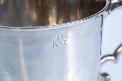 Porringer d'argento del XVIII secolo George III London  Fabbricante Thomas England 1730