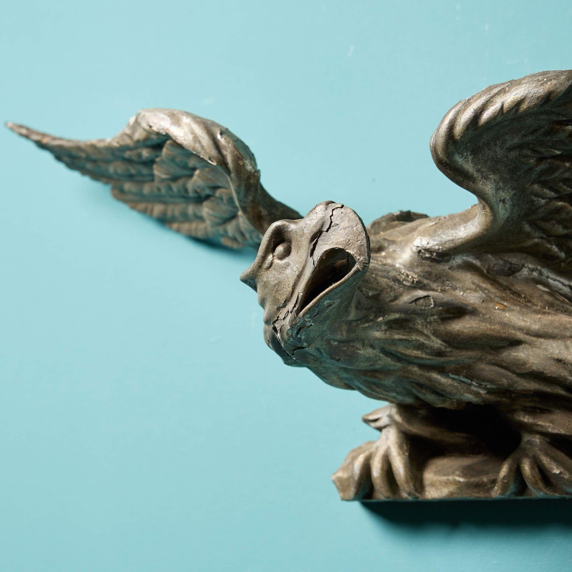 Neoclassico Scultura di aquila argentata del XVIII secolo in vendita