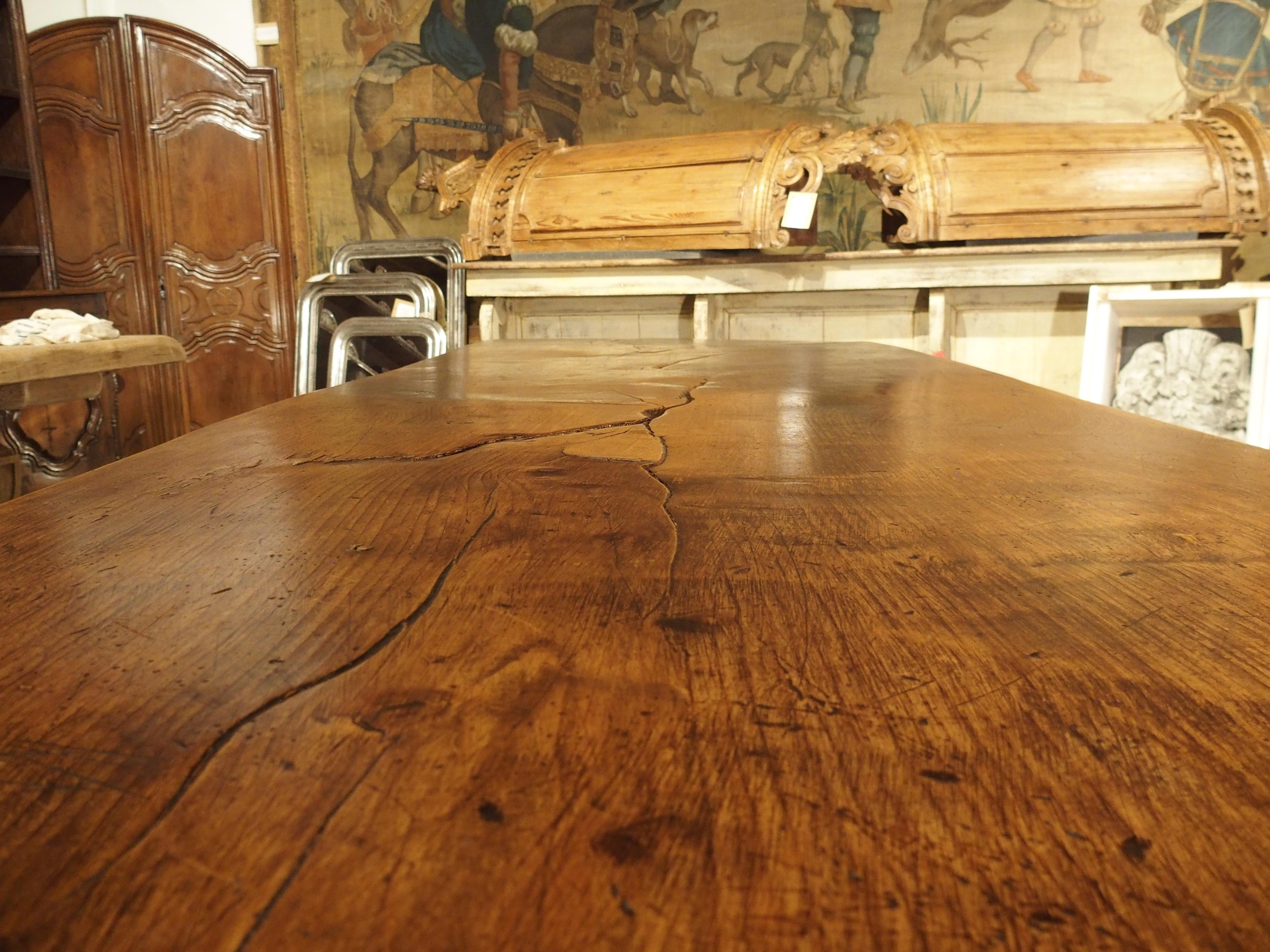 18th Century Single Plank Monastery Table from La Savoie, France 8