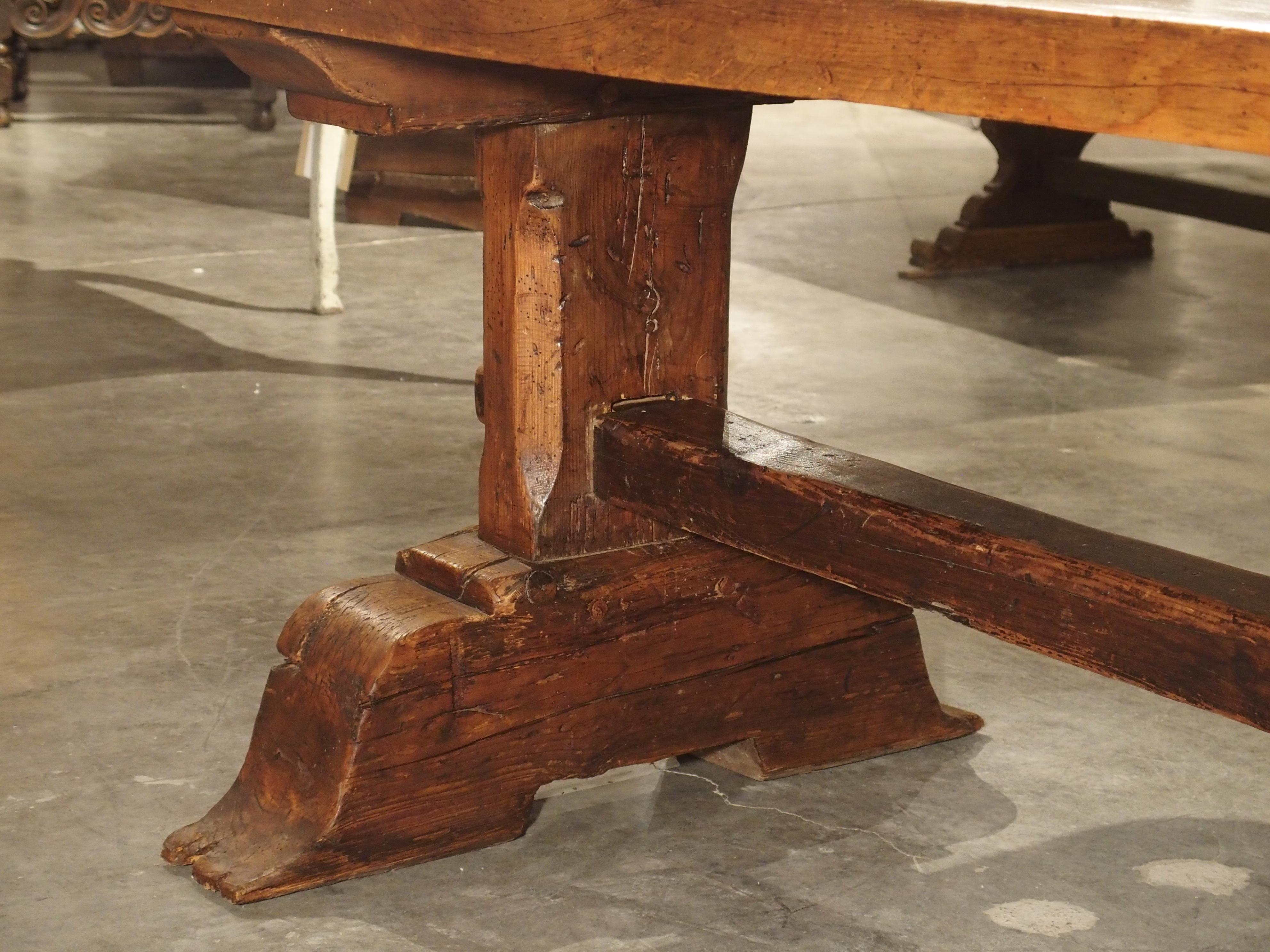 18th Century Single Plank Monastery Table from La Savoie, France 11