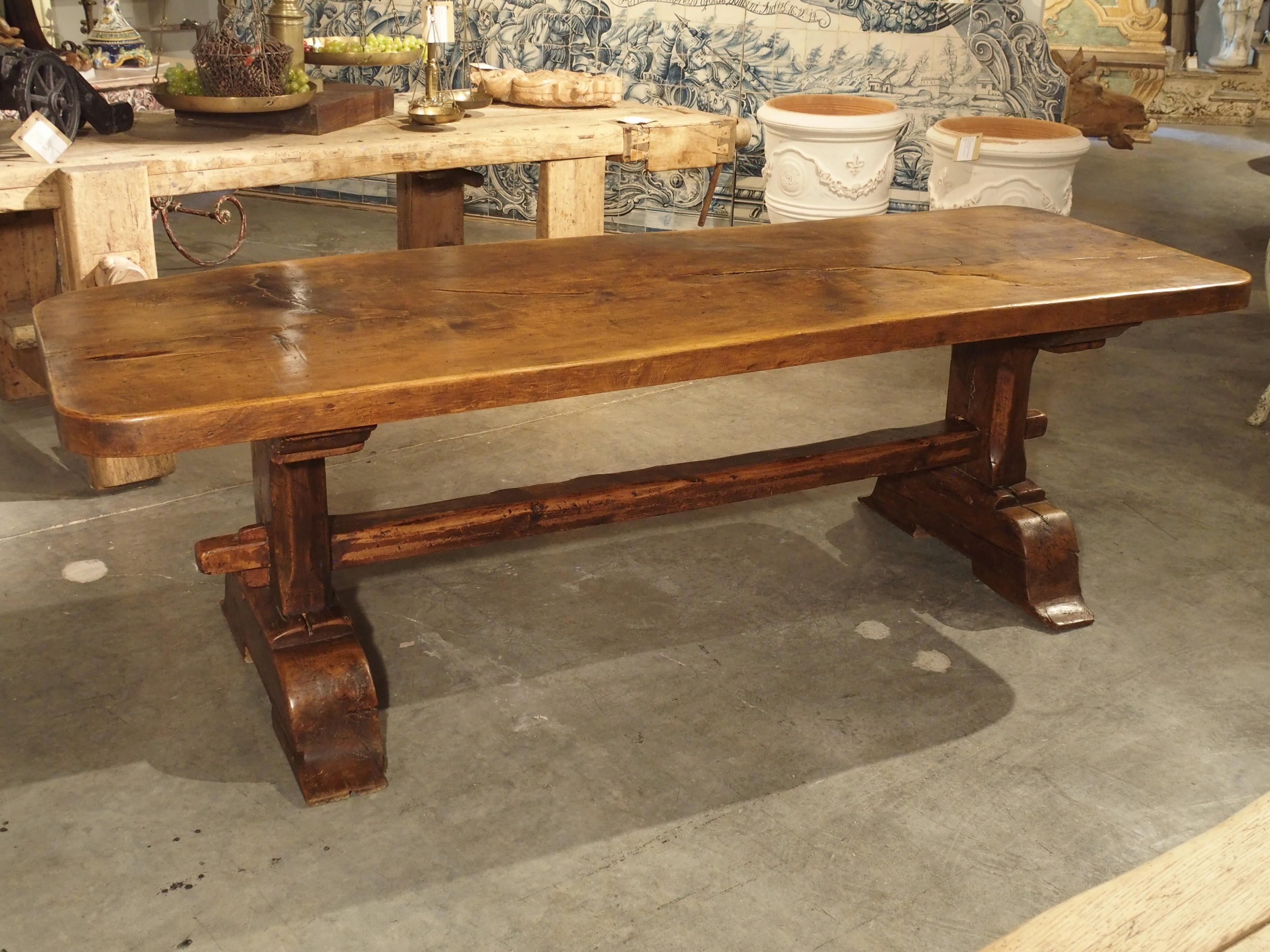 18th Century Single Plank Monastery Table from La Savoie, France 13