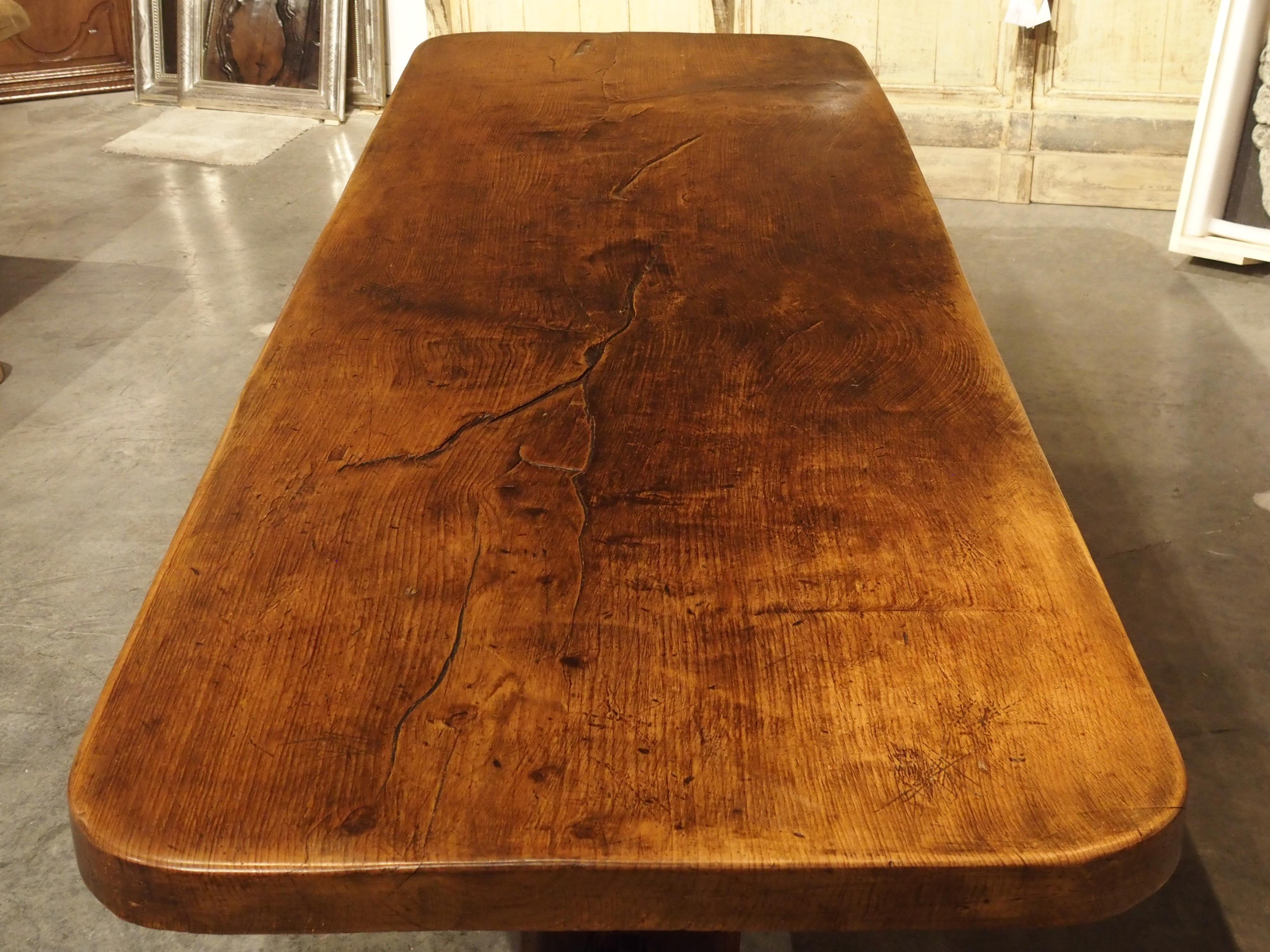 18th Century Single Plank Monastery Table from La Savoie, France 1