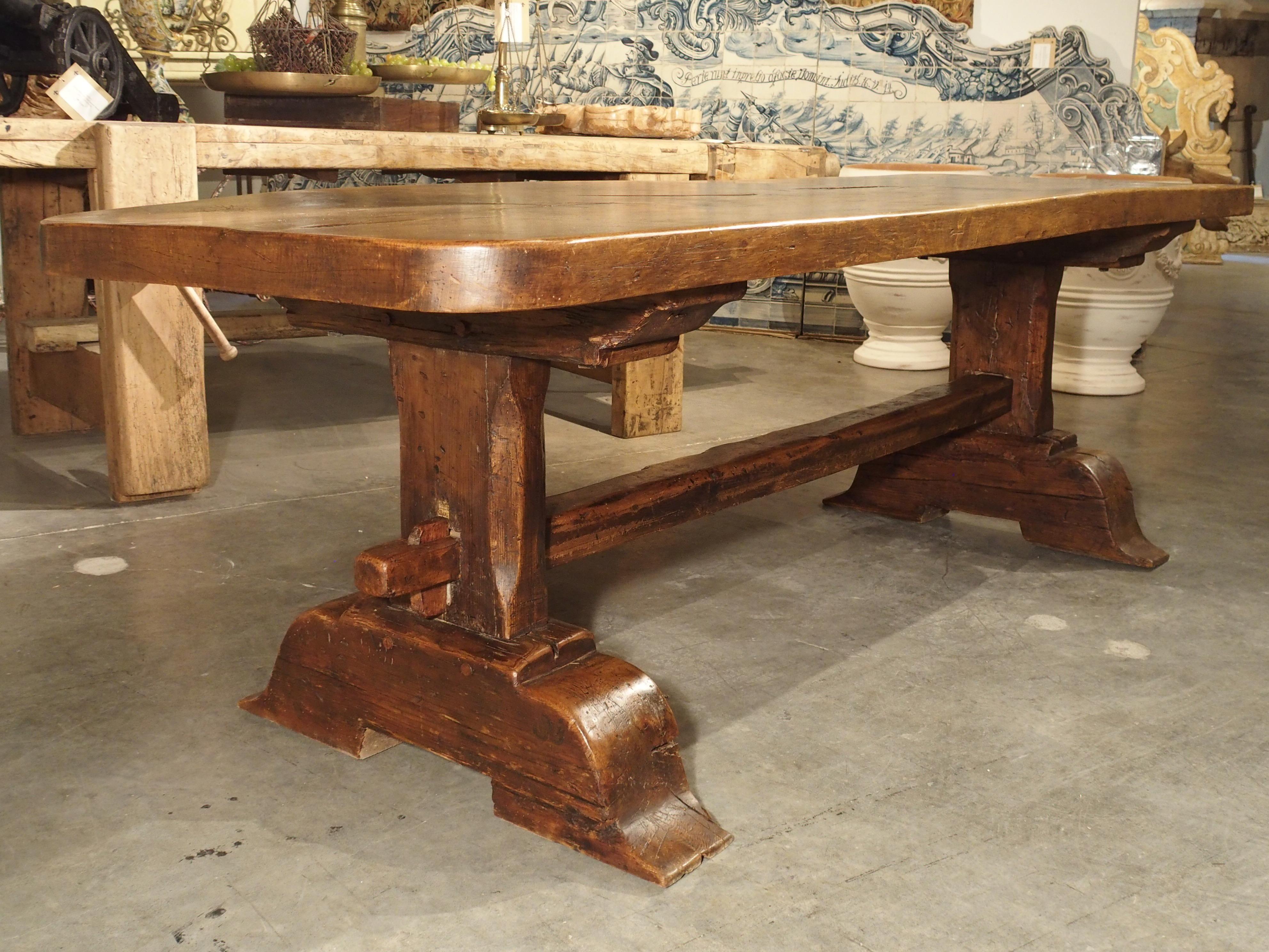 18th Century Single Plank Monastery Table from La Savoie, France 2