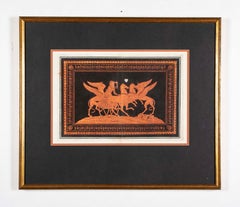 Gerahmter griechisch-römischer Kupferstich aus dem 18. Jahrhundert, Sir William Hamilton