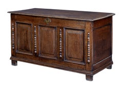 18th Century Small English Oak Coffer