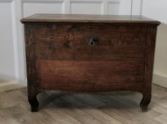 18th Century Small French Oak Coffer, Strong Box