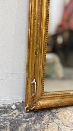 18th Century Small Louis XVI Style Giltwood Mirror
