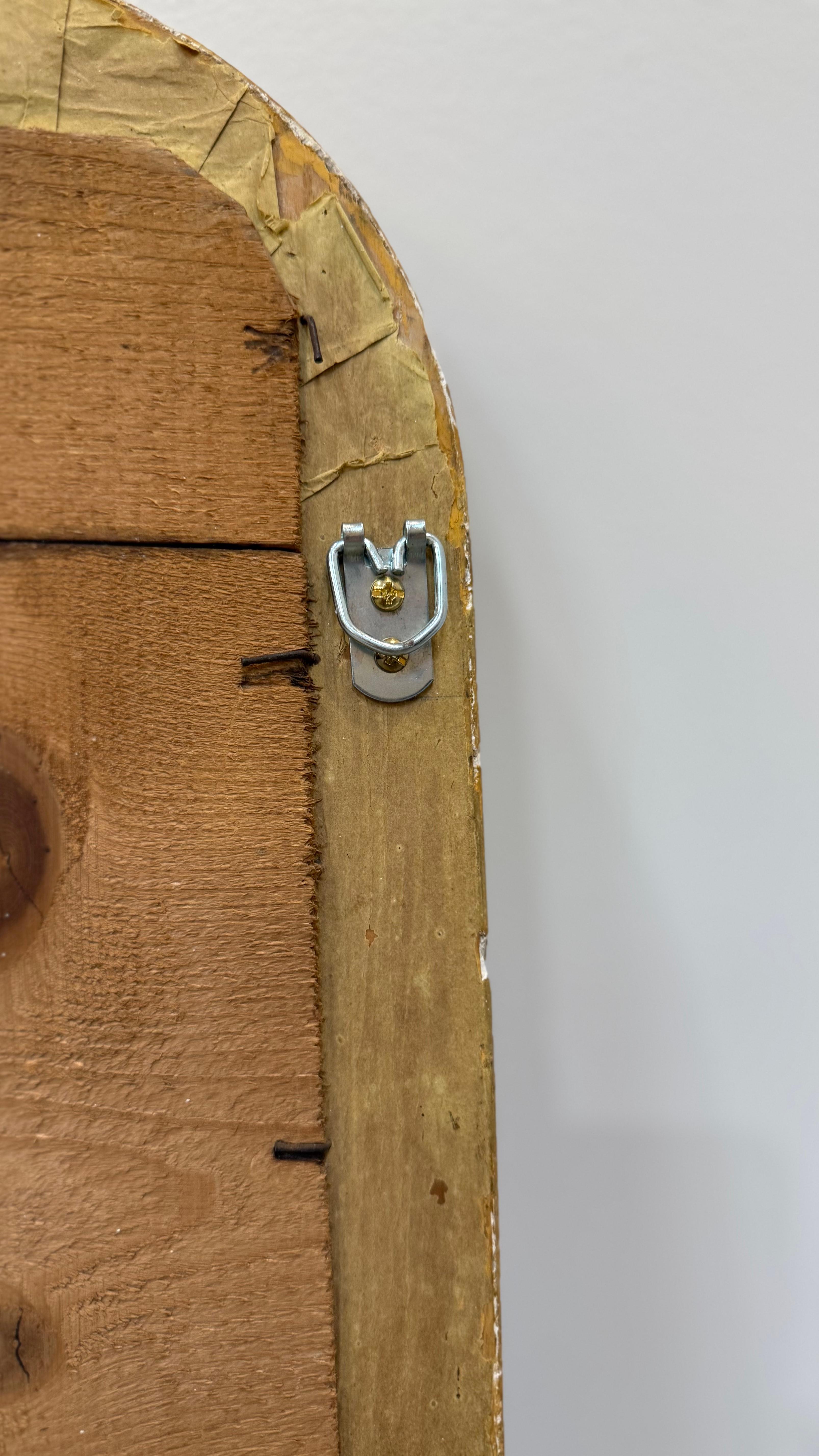 XVIIIe siècle et antérieur Petit miroir en bois doré de style Louis XVI du XVIIIe siècle en vente