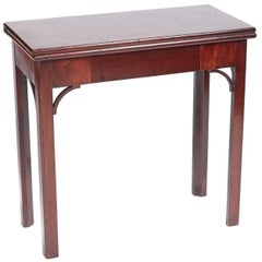 18th Century Small Mahogany Card or Lamp Table