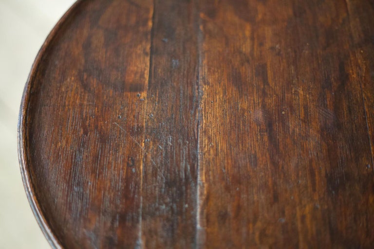 18th Century Small Oak Wine Table For Sale at 1stDibs