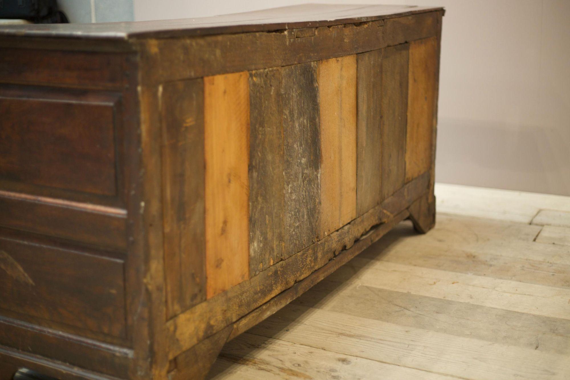 18th Century Solid Oak Georgian Dresser Base For Sale 9