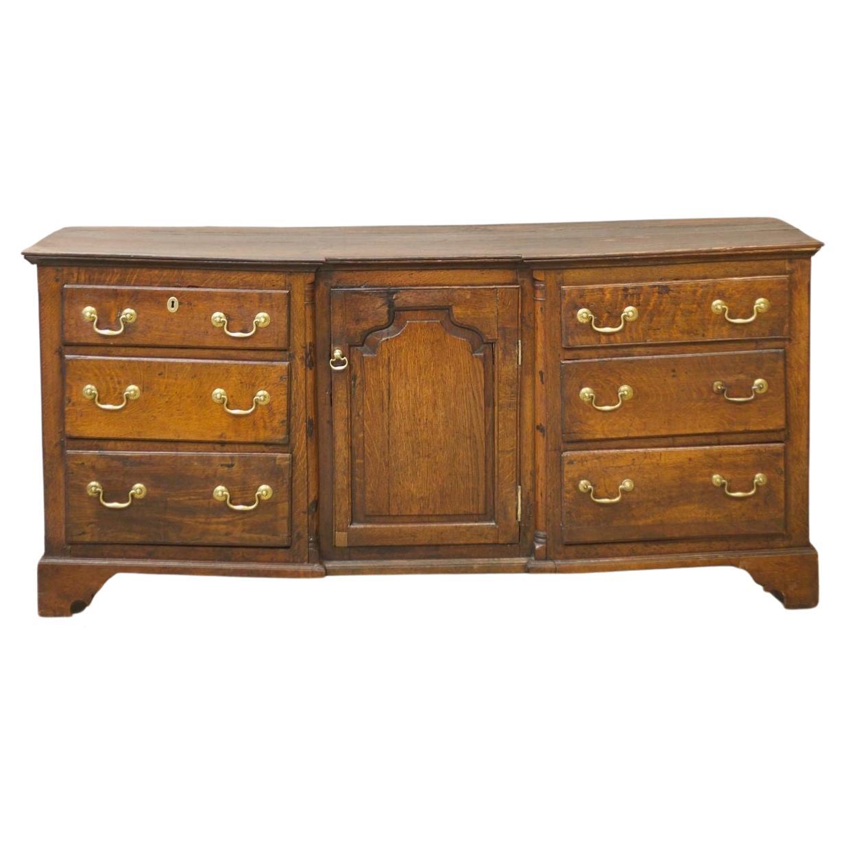 18th Century Solid Oak Georgian Dresser Base