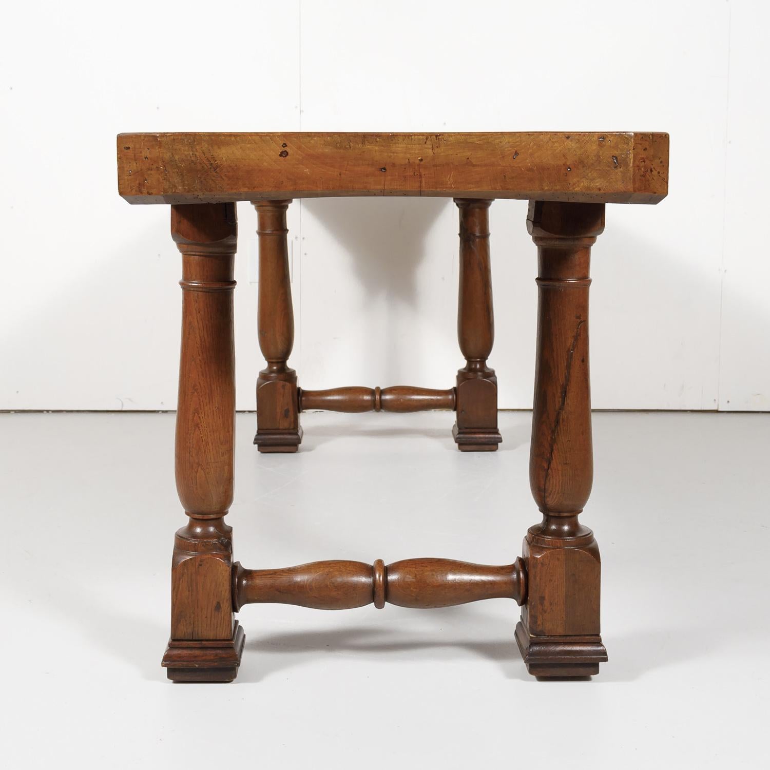 18th Century Solid Walnut Provincial Console or Dining Table 3