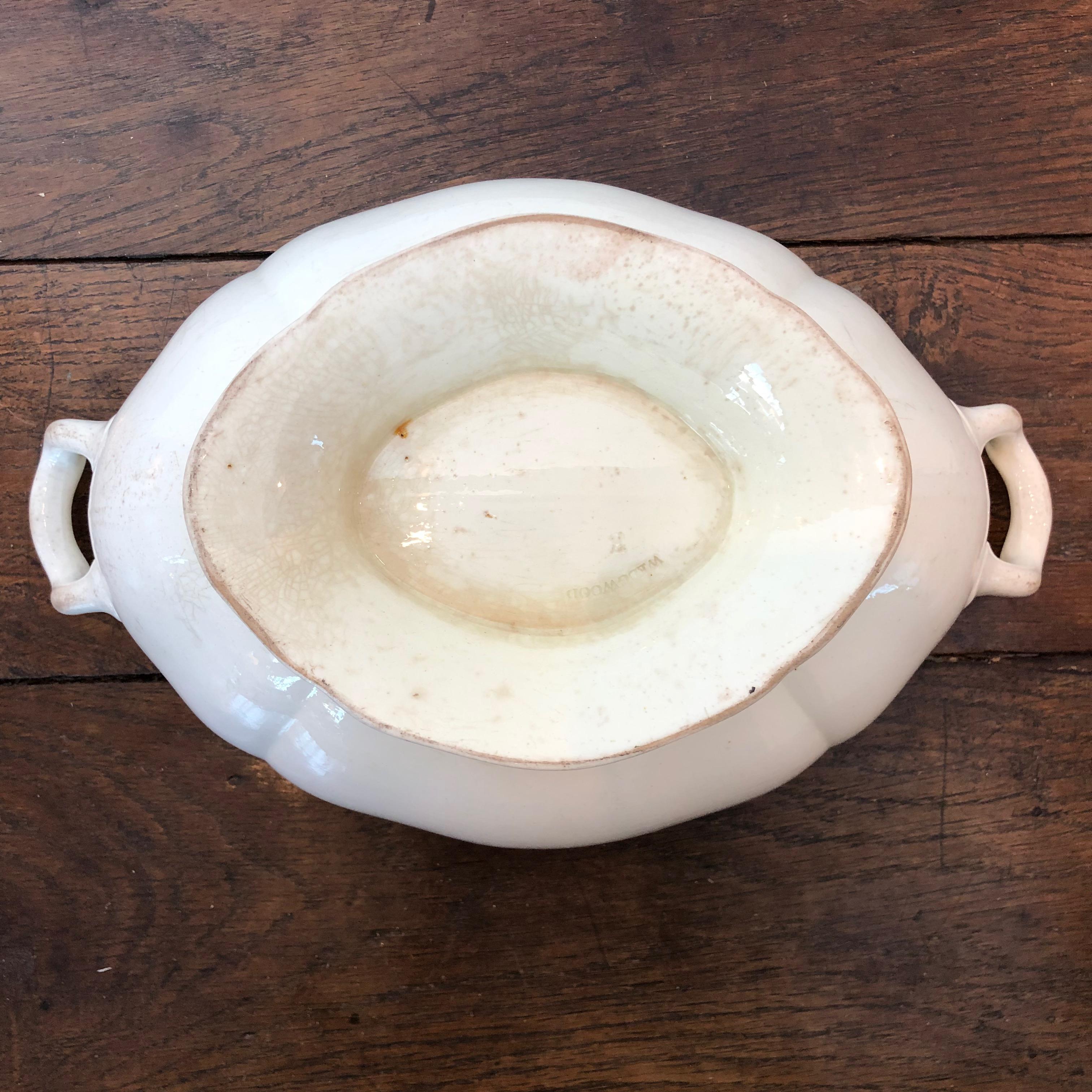 Creamware 18th Century Soup Tureen, France For Sale