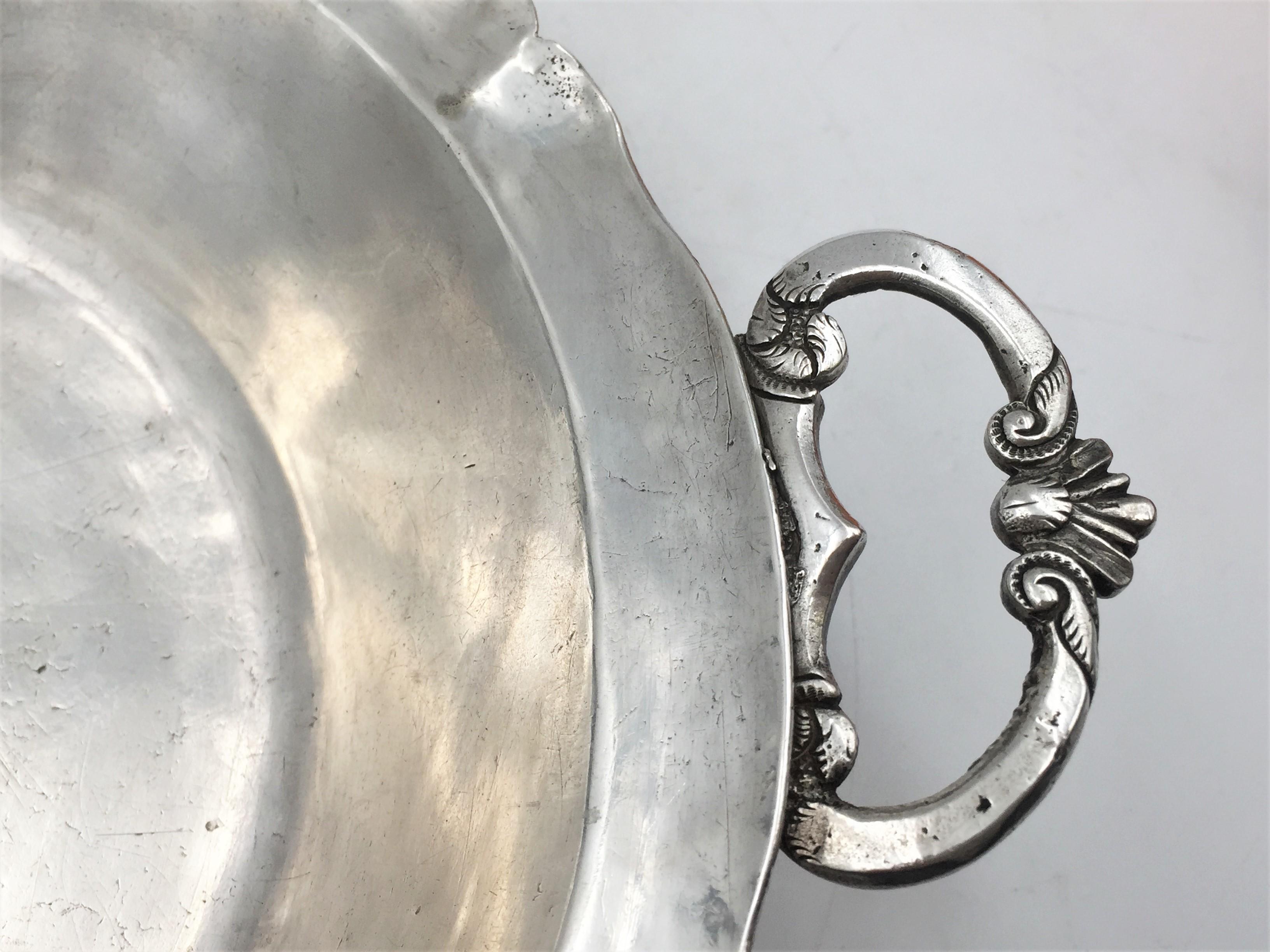 18th Century South American Silver Bowl In Good Condition For Sale In New York, NY