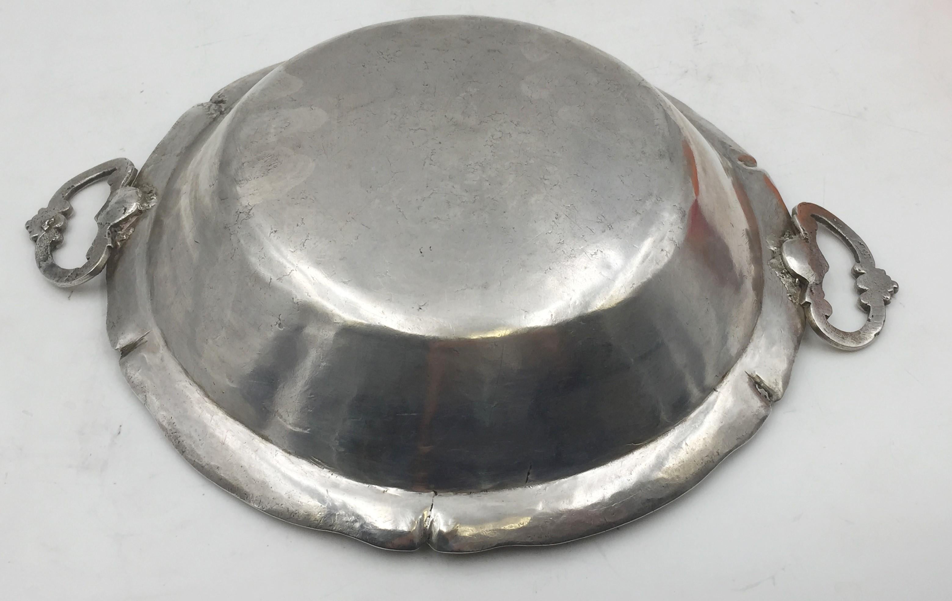 18th Century and Earlier 18th Century South American Silver Bowl For Sale