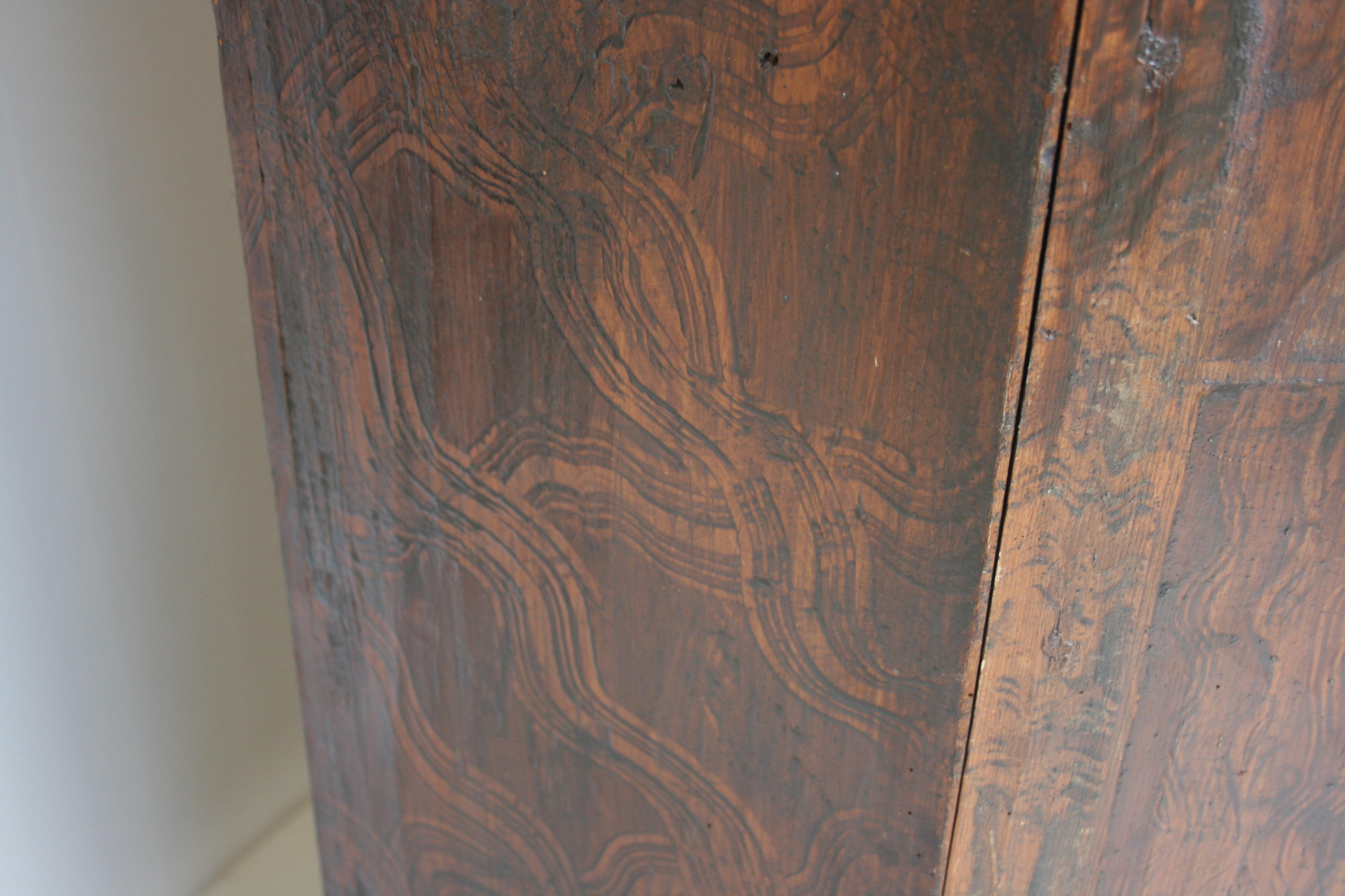 18th Century South German Armoire in Original Paint 3