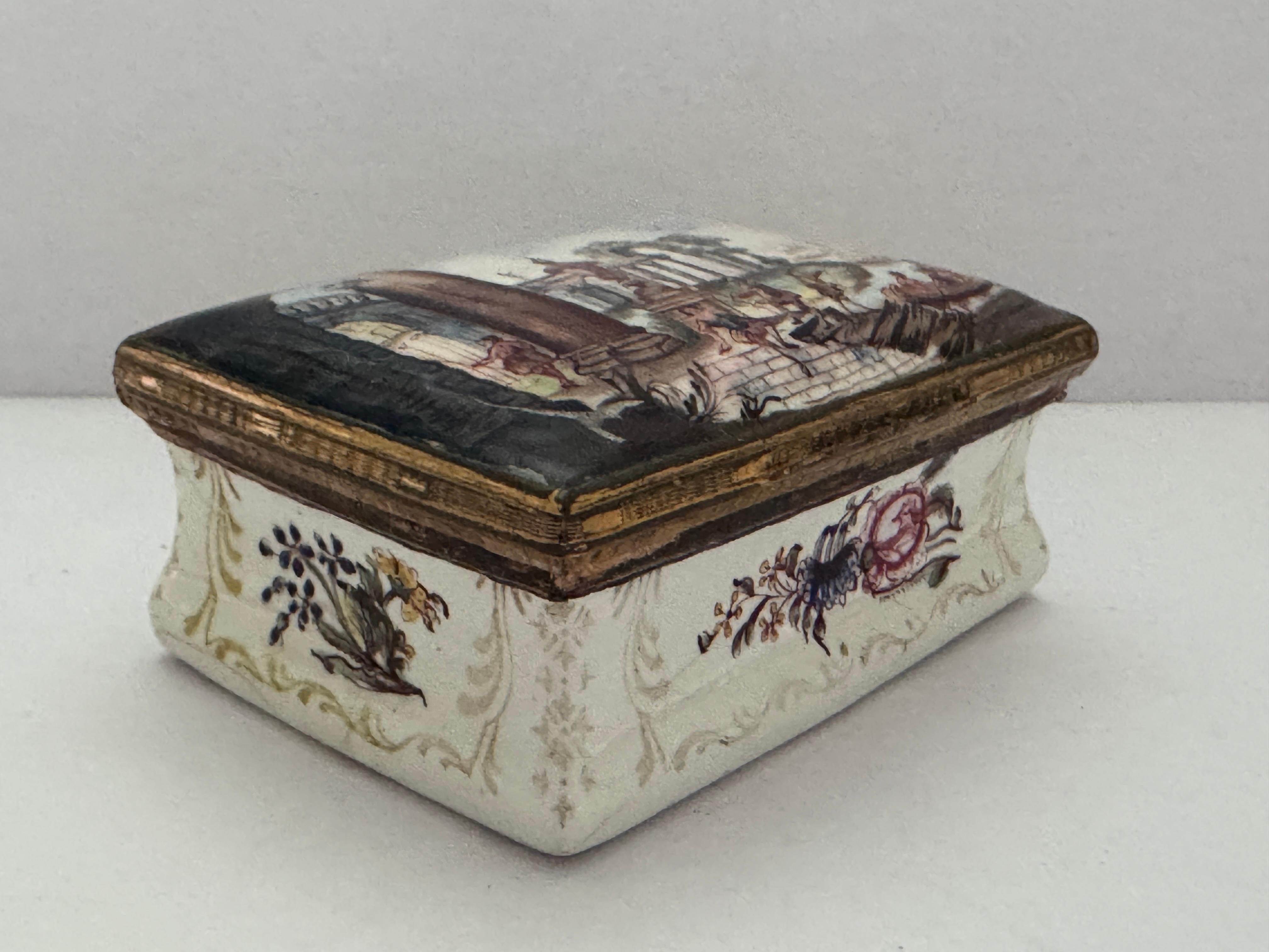 Caja de rapé del siglo XVIII del sur de Staffordshire en venta 1