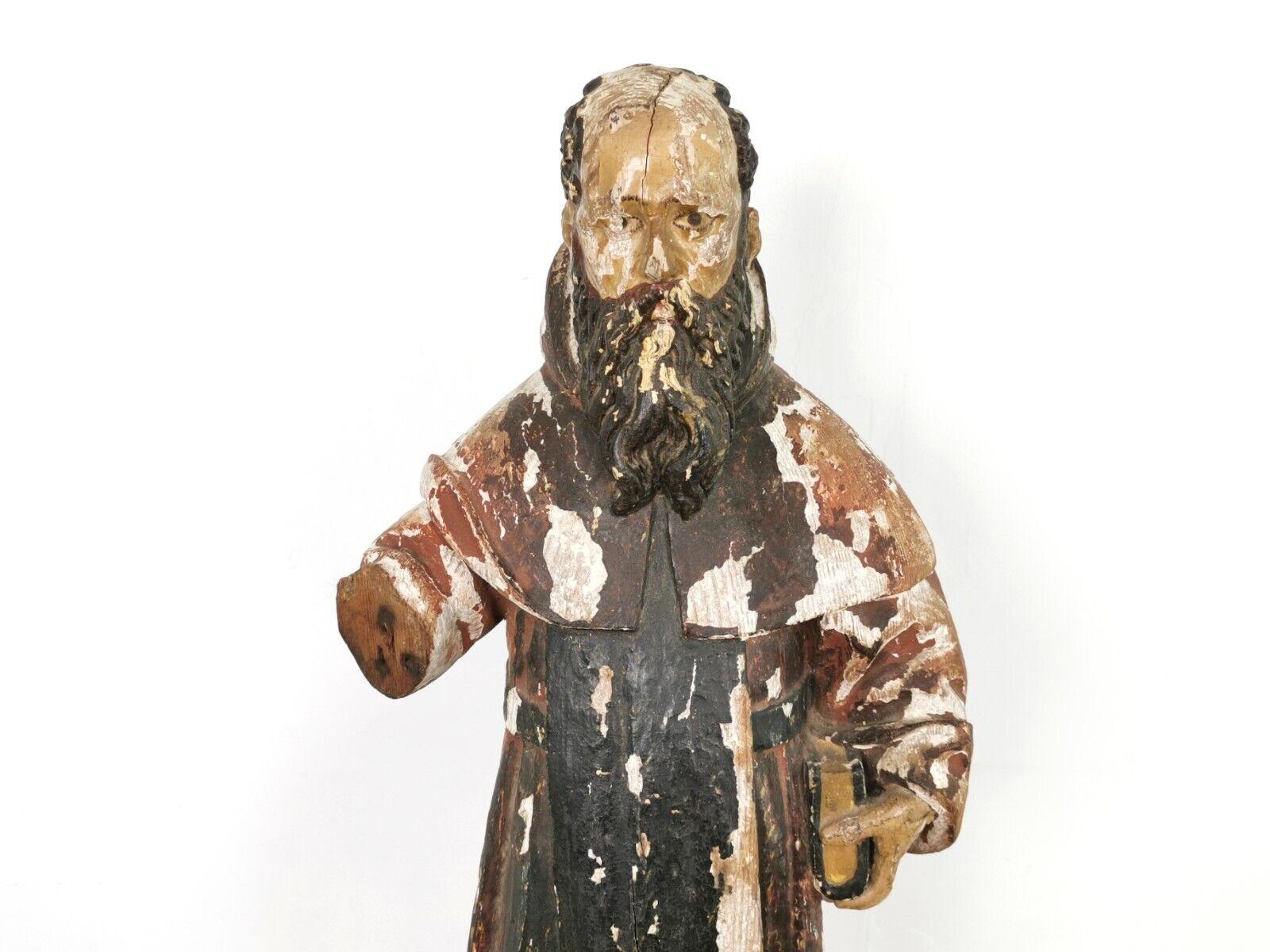 18th Century Southern European Polychrome Saint/Santos Religious Figure For Sale 3
