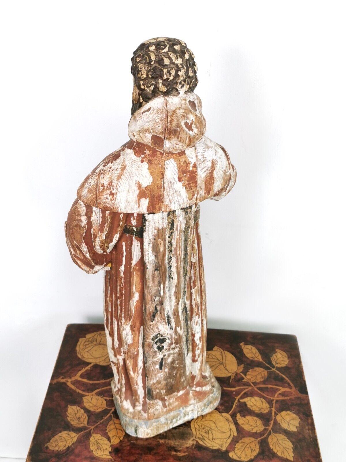 18th Century Southern European Polychrome Saint/Santos Religious Figure For Sale 1