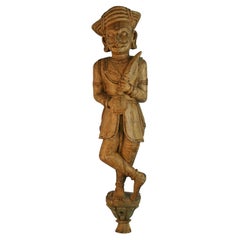 18th Century Southern Hindu Temple Architectural Figural Element