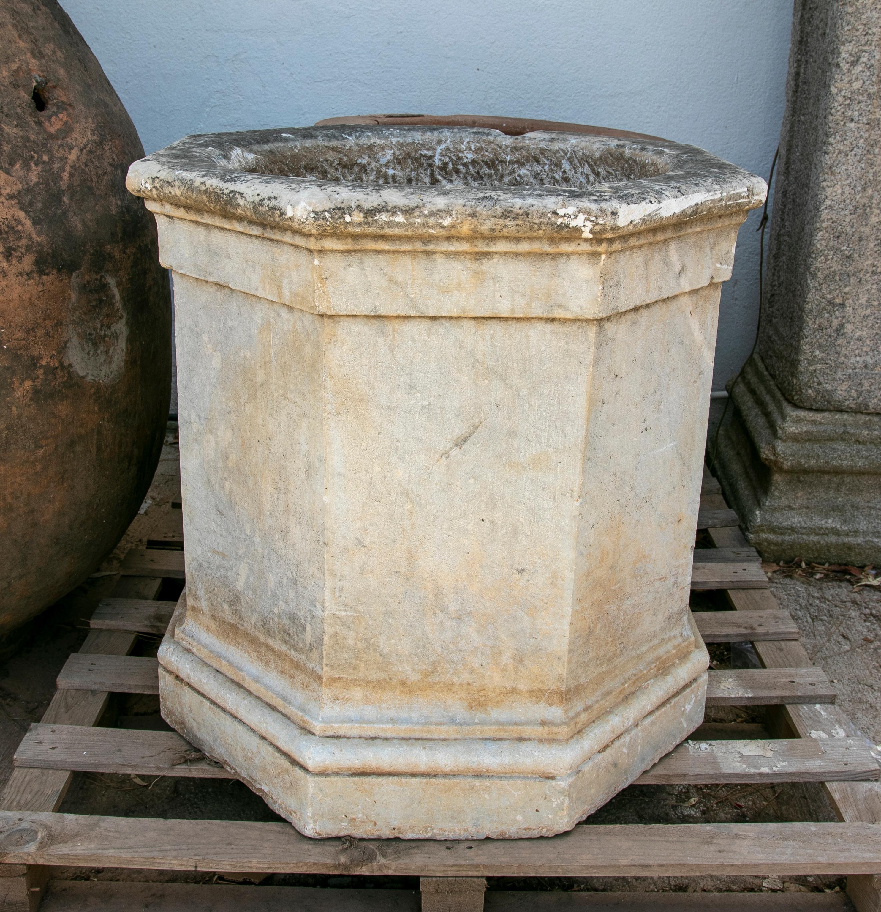 18th Century Spainish Hand-Carved marble well spout



 