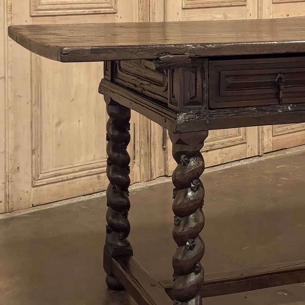 18th Century Spanish Barley Twist Desk For Sale 2