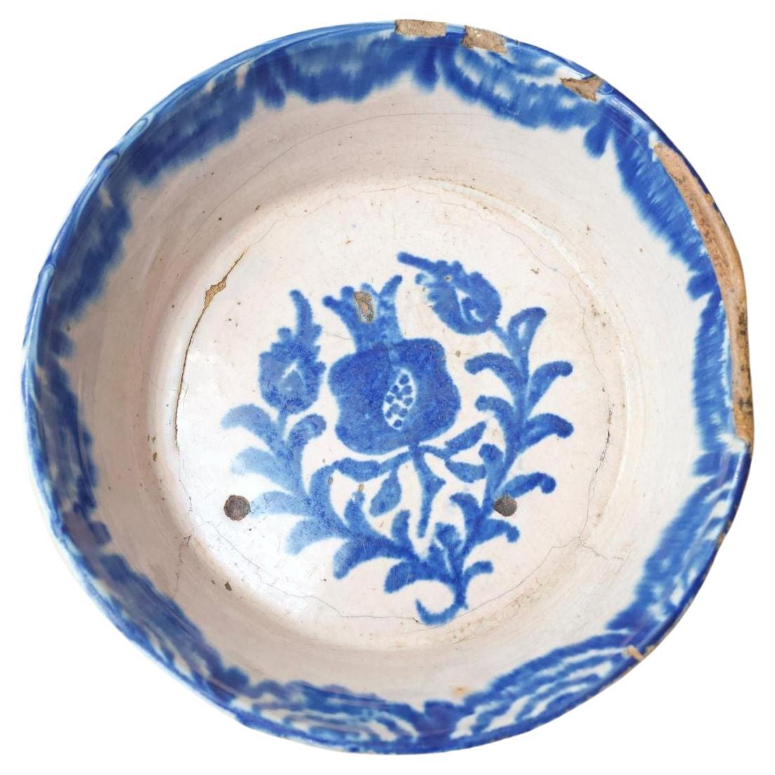 18th century Spanish bowl - No7 For Sale