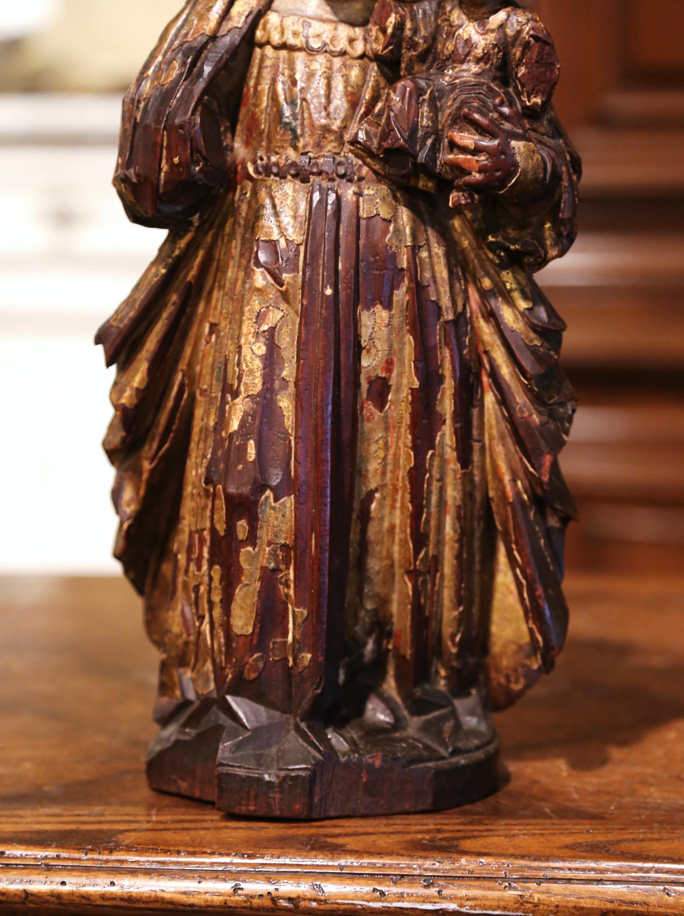 in spanish polychrome sculpture