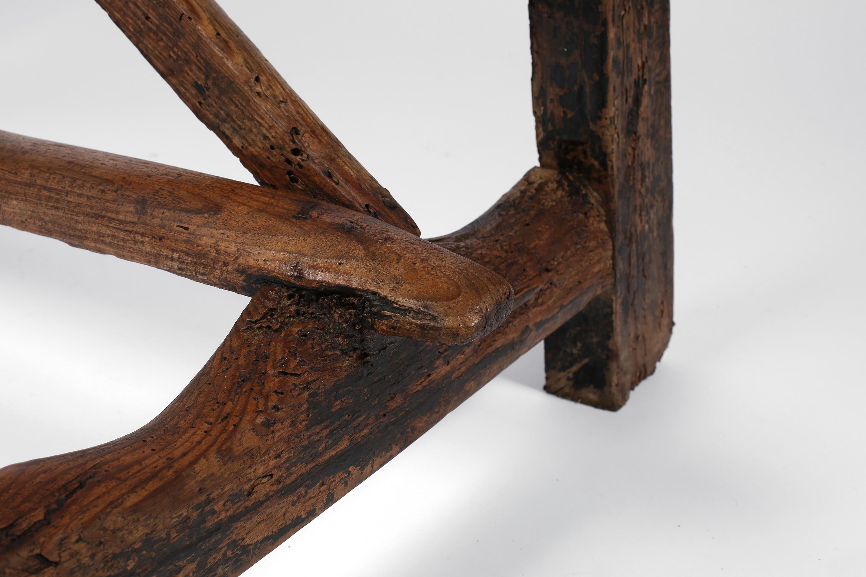 18th Century Spanish Catalan Primitive Wabi Sabi Side Table 6