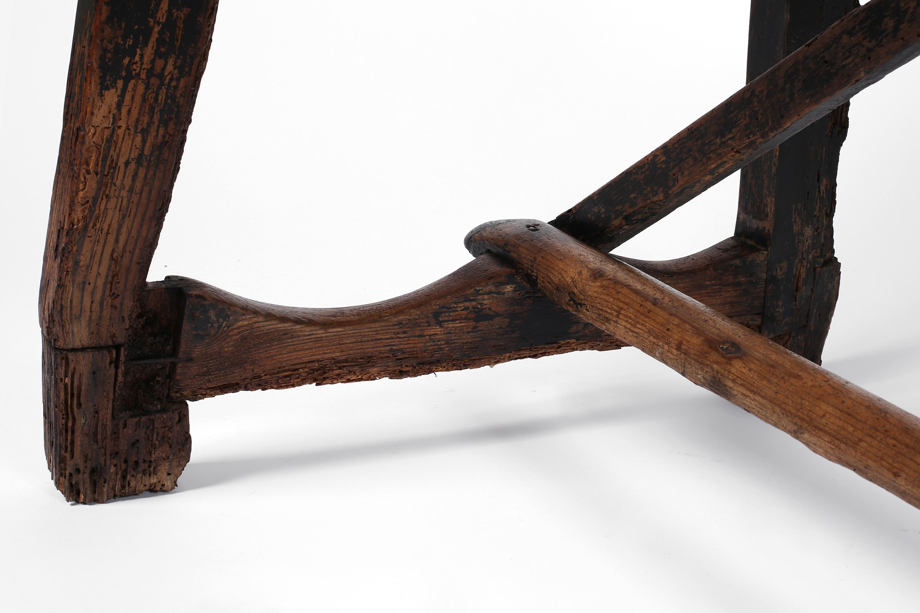 18th Century Spanish Catalan Primitive Wabi Sabi Side Table 7