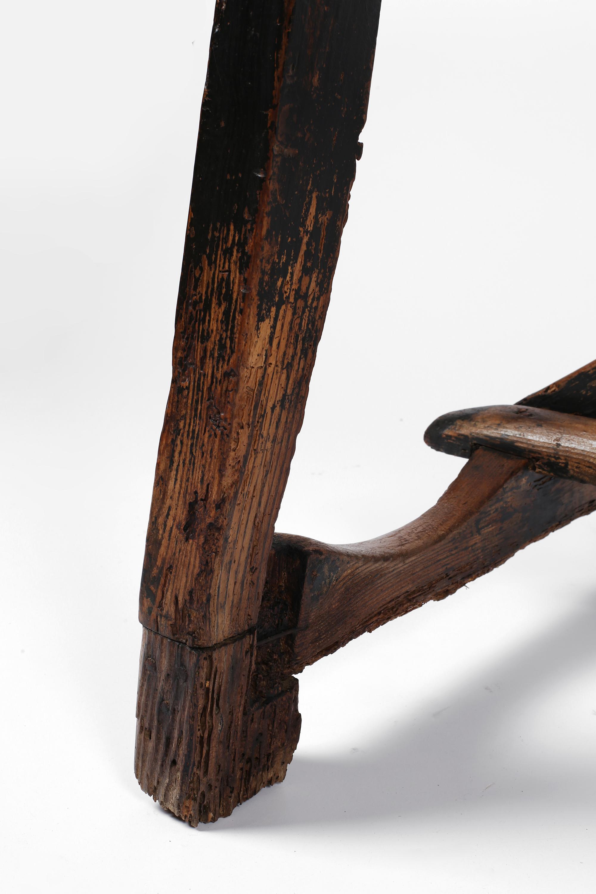 18th Century Spanish Catalan Primitive Wabi Sabi Side Table 12