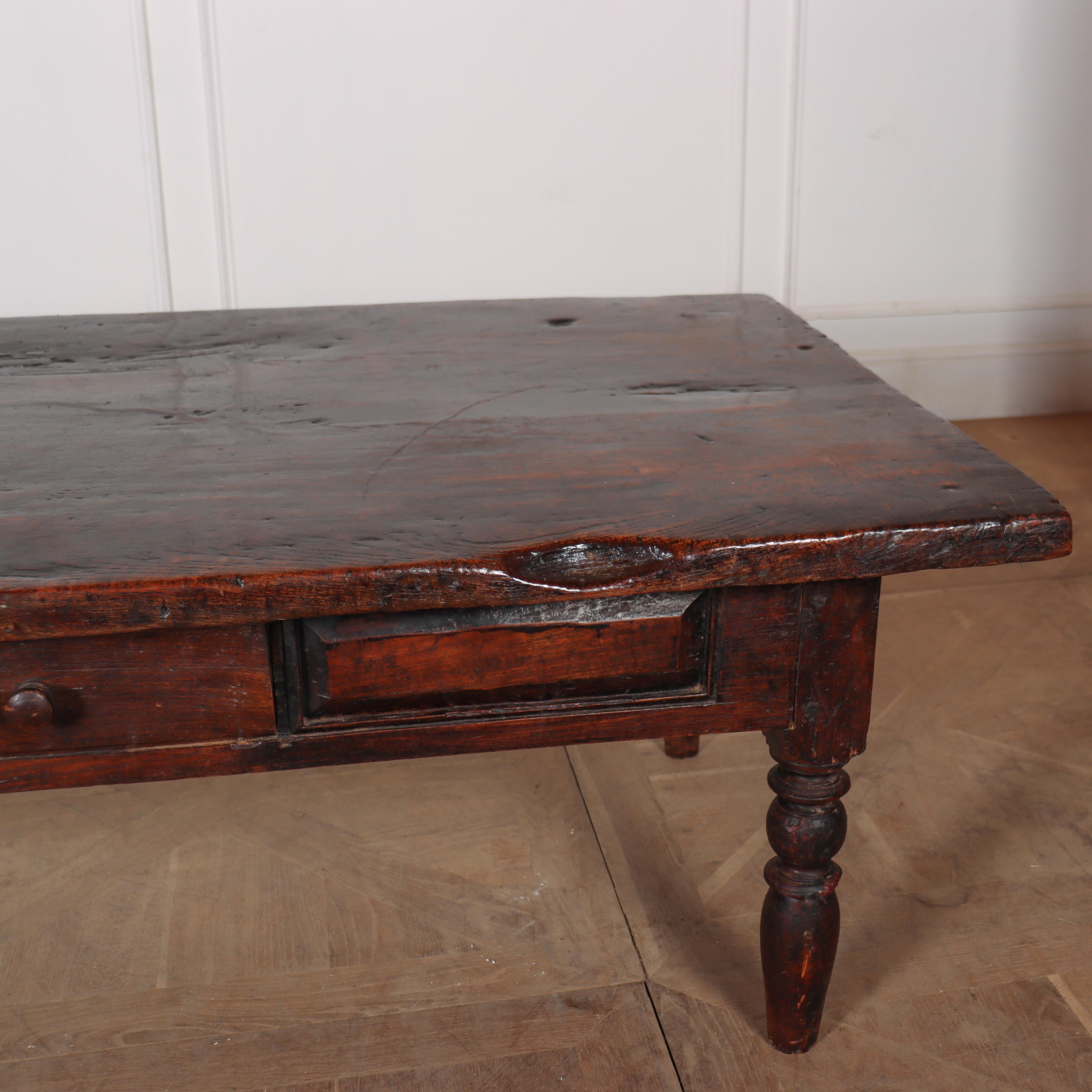 Ash 18th Century Spanish Coffee Table For Sale