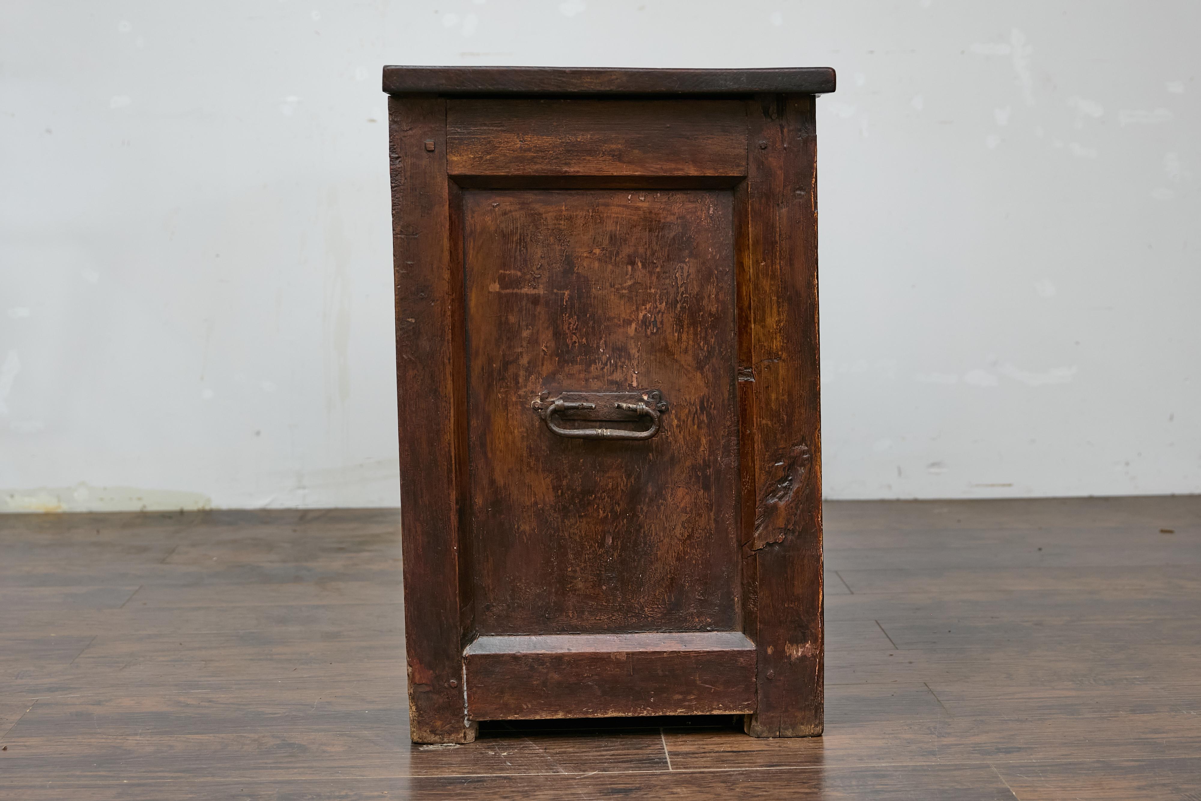 18th Century and Earlier 18th Century Spanish Colonial Geometric Front Sideboard with Drawers and Doors