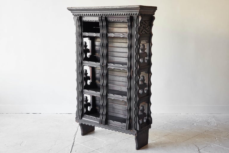 18th Century Spanish Colonial Mexican Carved Shelves at 1stDibs