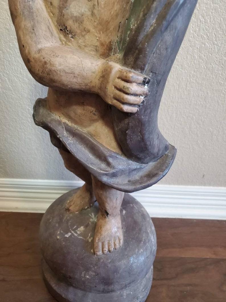 18th Century Spanish Colonial Putti Torchère For Sale 2