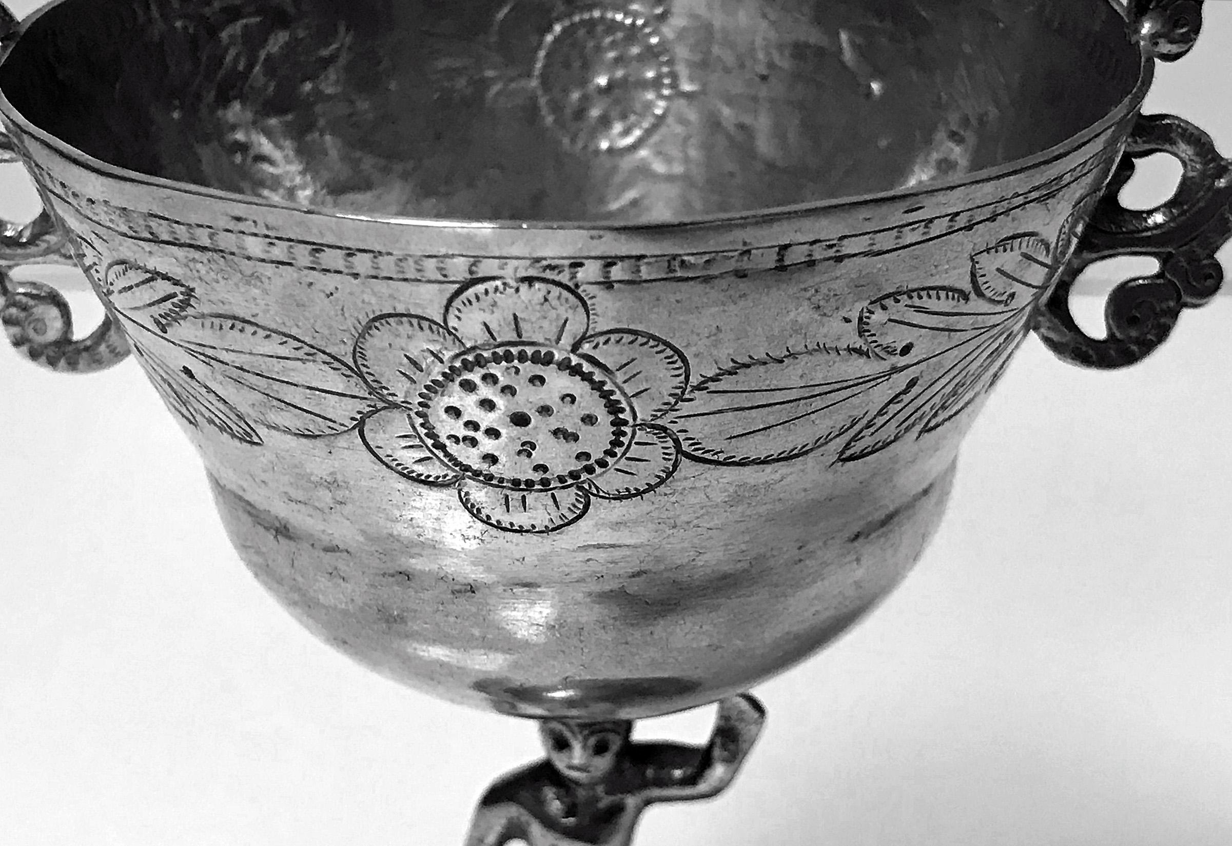 18th Century Spanish Colonial Silver Chalice Cup, circa 1780-1800 3