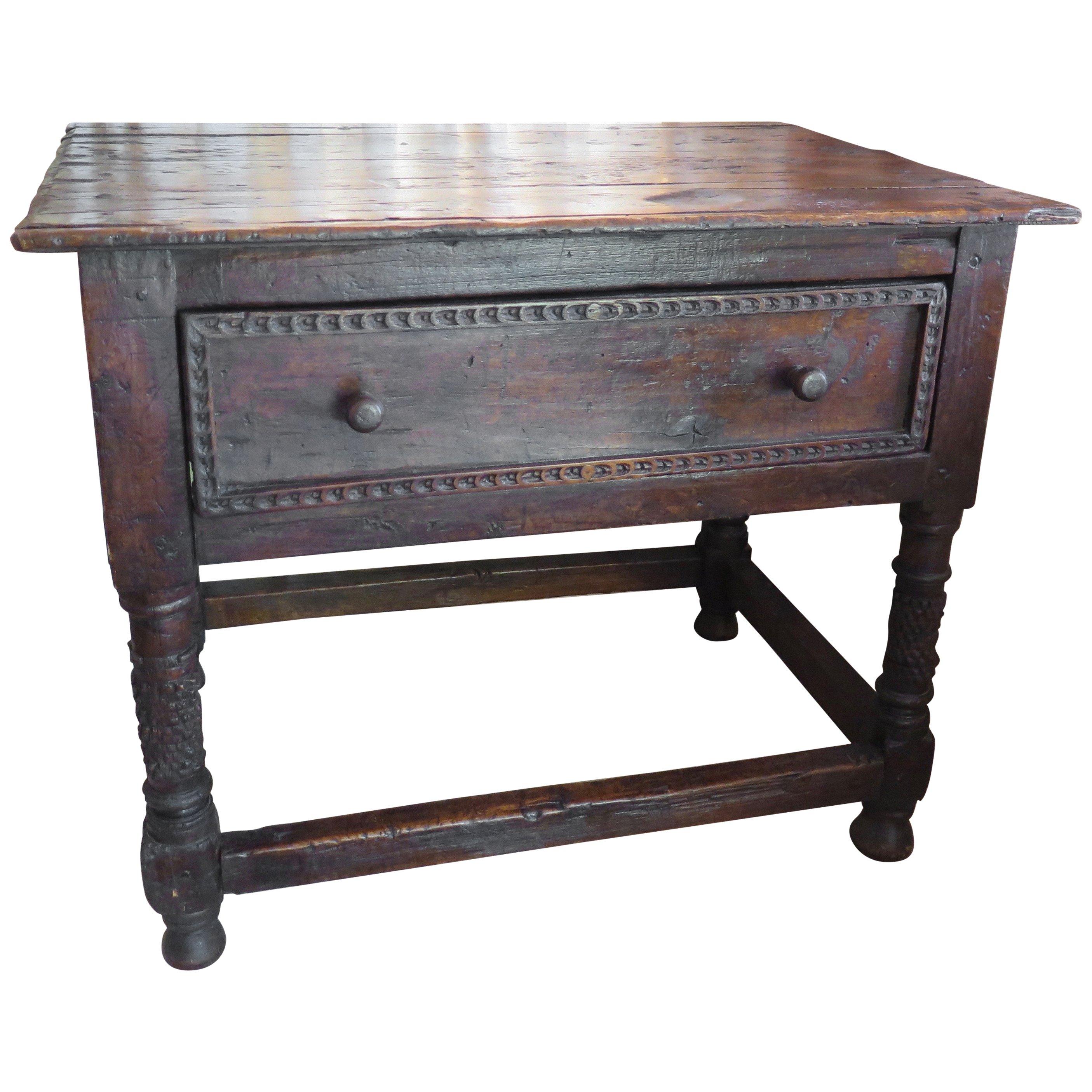 18th Century and Earlier 18th Century Spanish Colonial Table For Sale