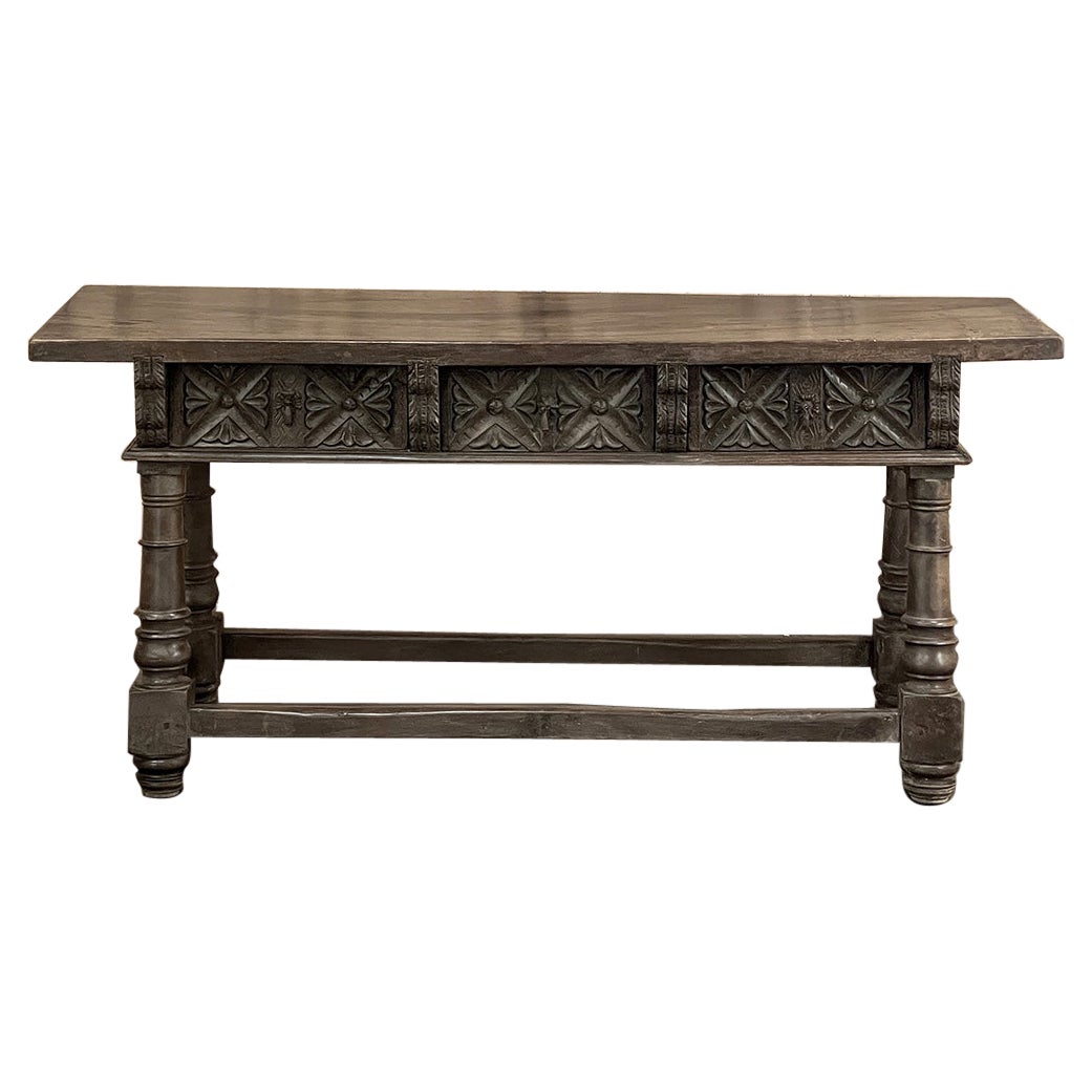 18th Century Spanish Colonial Walnut Console ~ Sofa Table