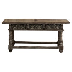Antique 18th Century Spanish Colonial Walnut Console ~ Sofa Table