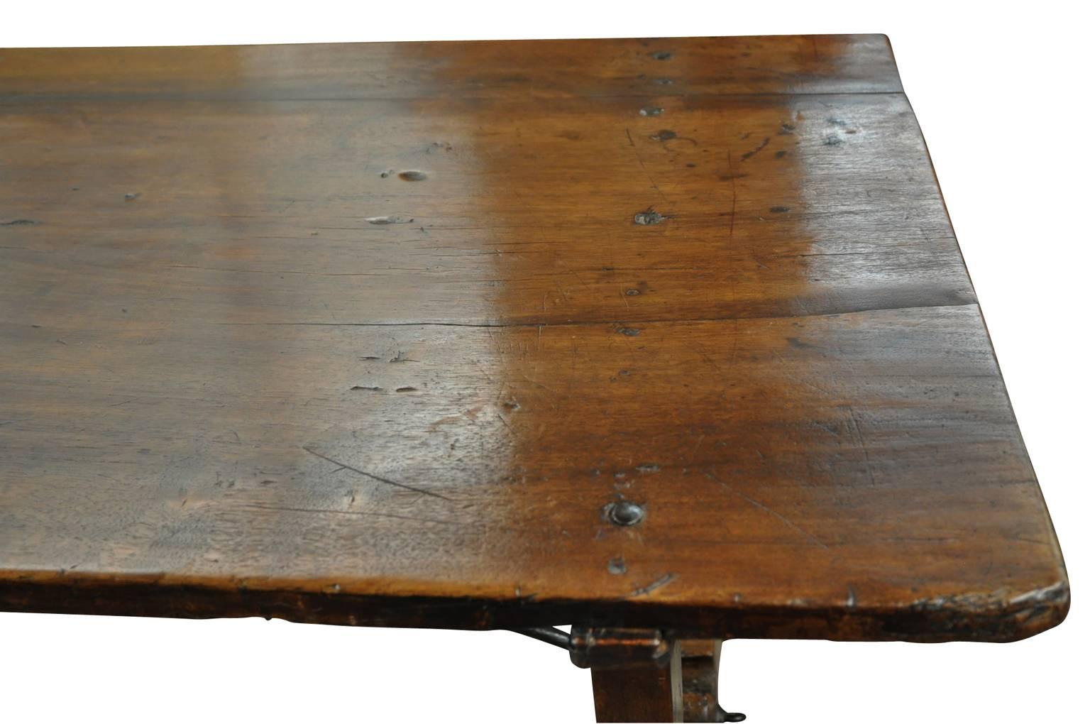 Iron 18th Century Spanish Dining Table