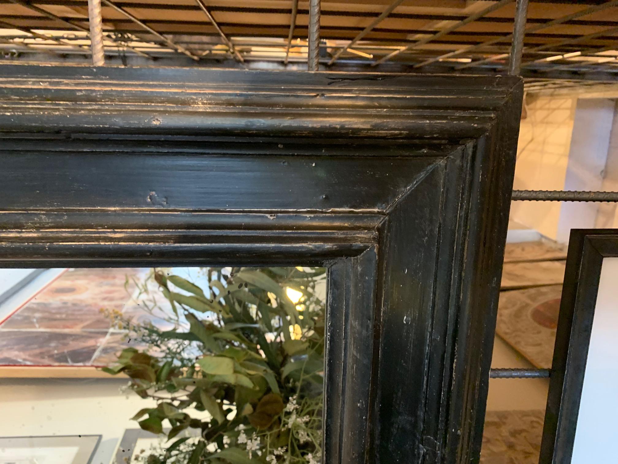 18th Century Spanish Ebonized Mirror 4