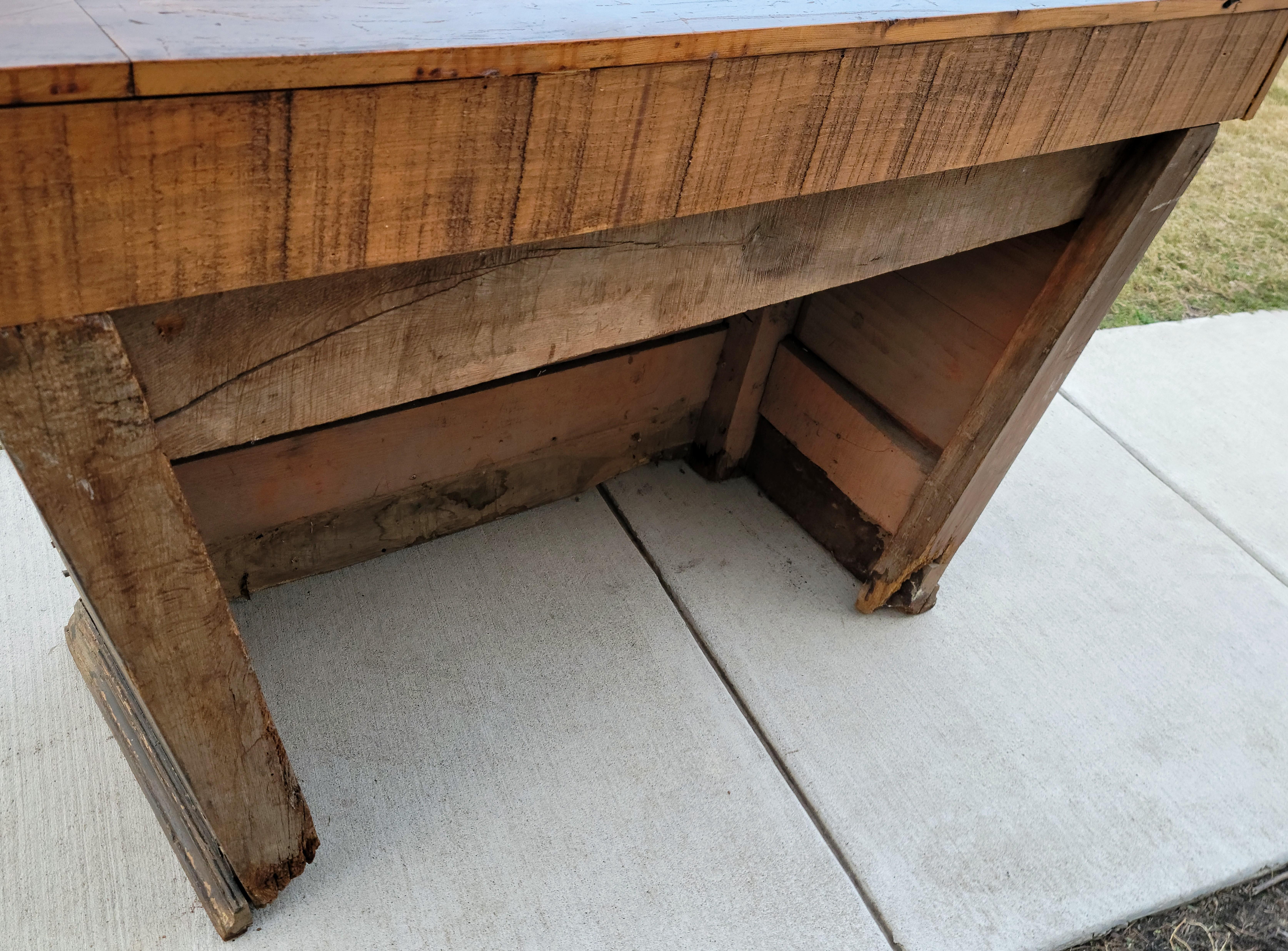 18th Century Spanish Colonial Church Altar Table now Sideboard Server  For Sale 3