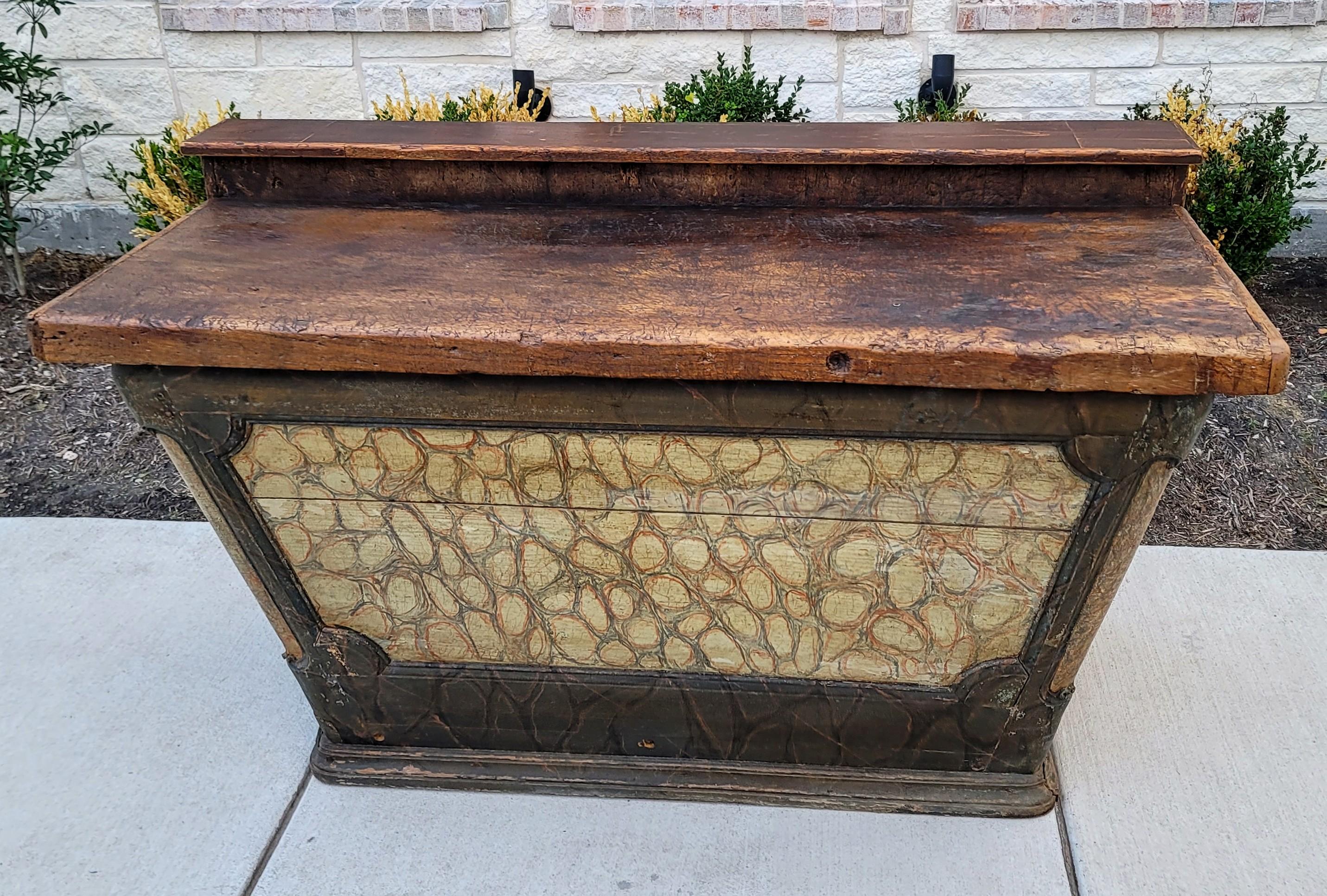 18th Century Spanish Colonial Church Altar Table now Sideboard Server  For Sale 8