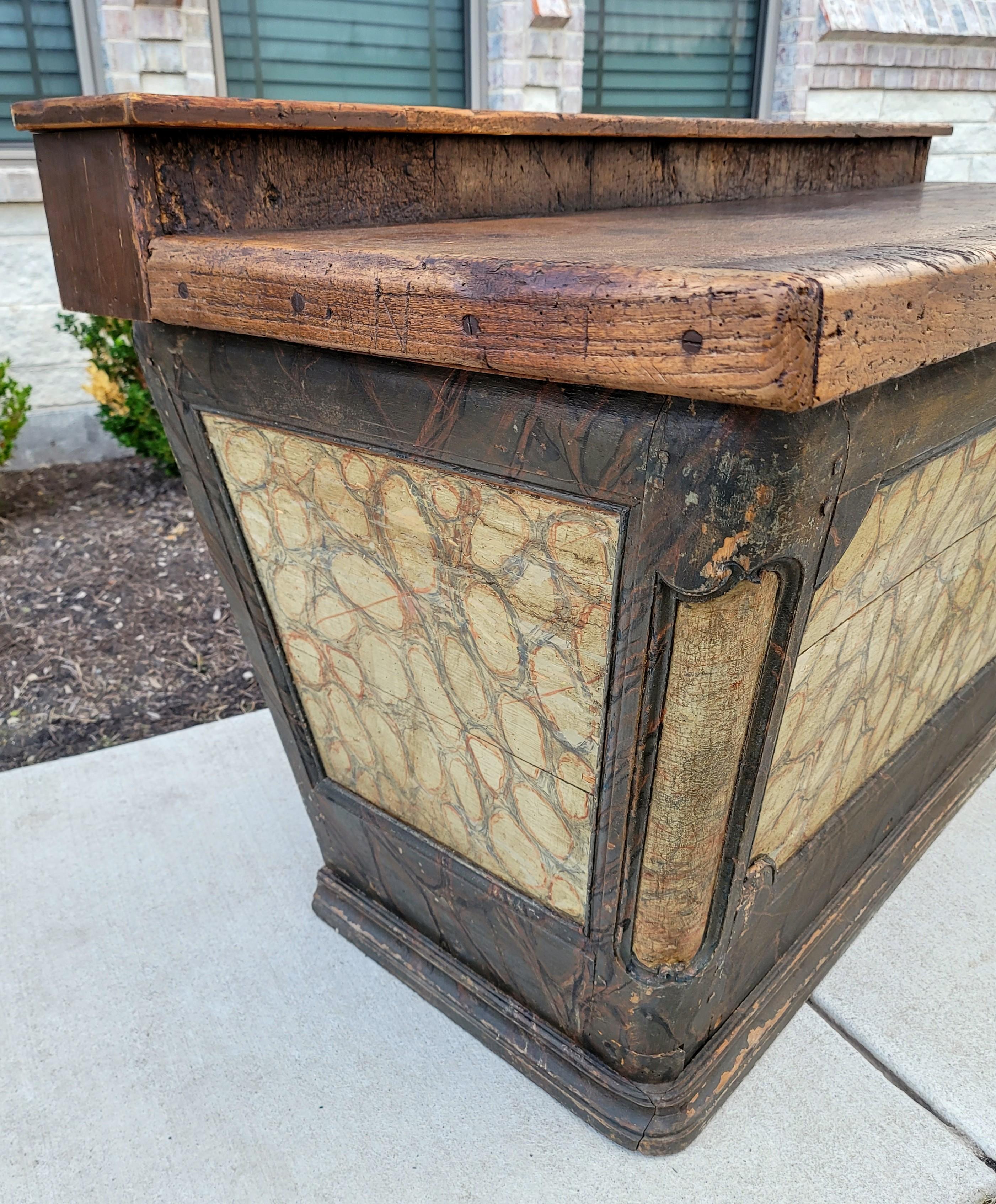 18th Century Spanish Colonial Church Altar Table now Sideboard Server  In Good Condition For Sale In Forney, TX