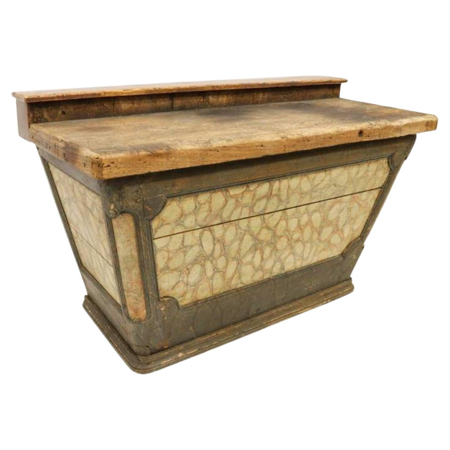 Spanischer Kirchen-Altartisch im Kolonialstil des 18. Jahrhunderts, jetzt als Sideboard-Serviertisch